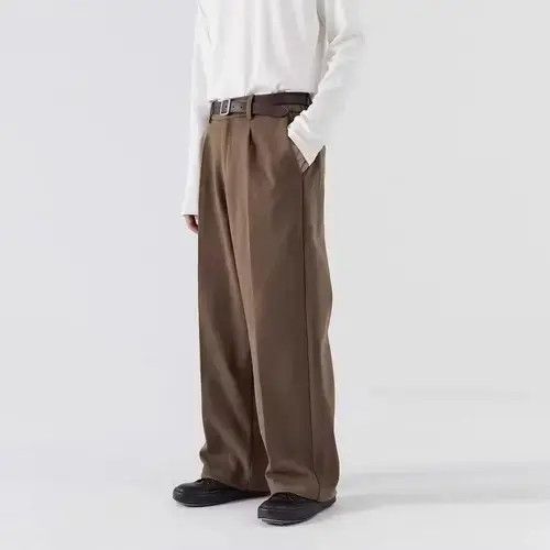 Japanese Brand 20AW Indigo Union Japan Light Khaki Flannel Pants Size US 32 / EU 48 - 3 Thumbnail