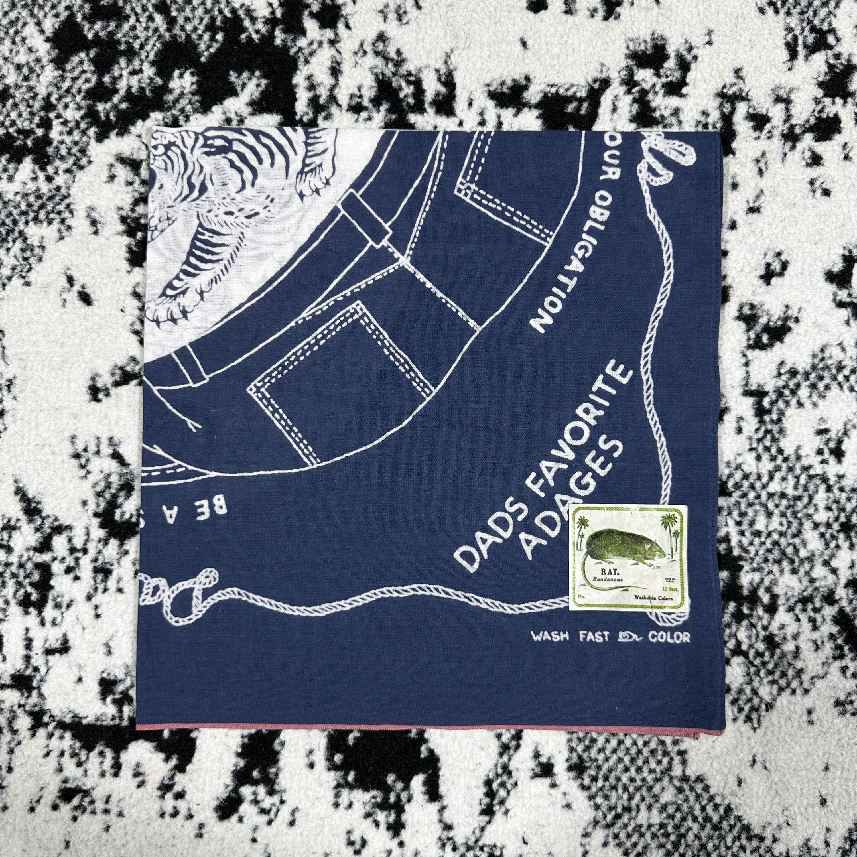 Kapital Kountry KAPITAL PRINTED SELVEDGE COTTON BANDANA Size ONE SIZE - 3 Thumbnail