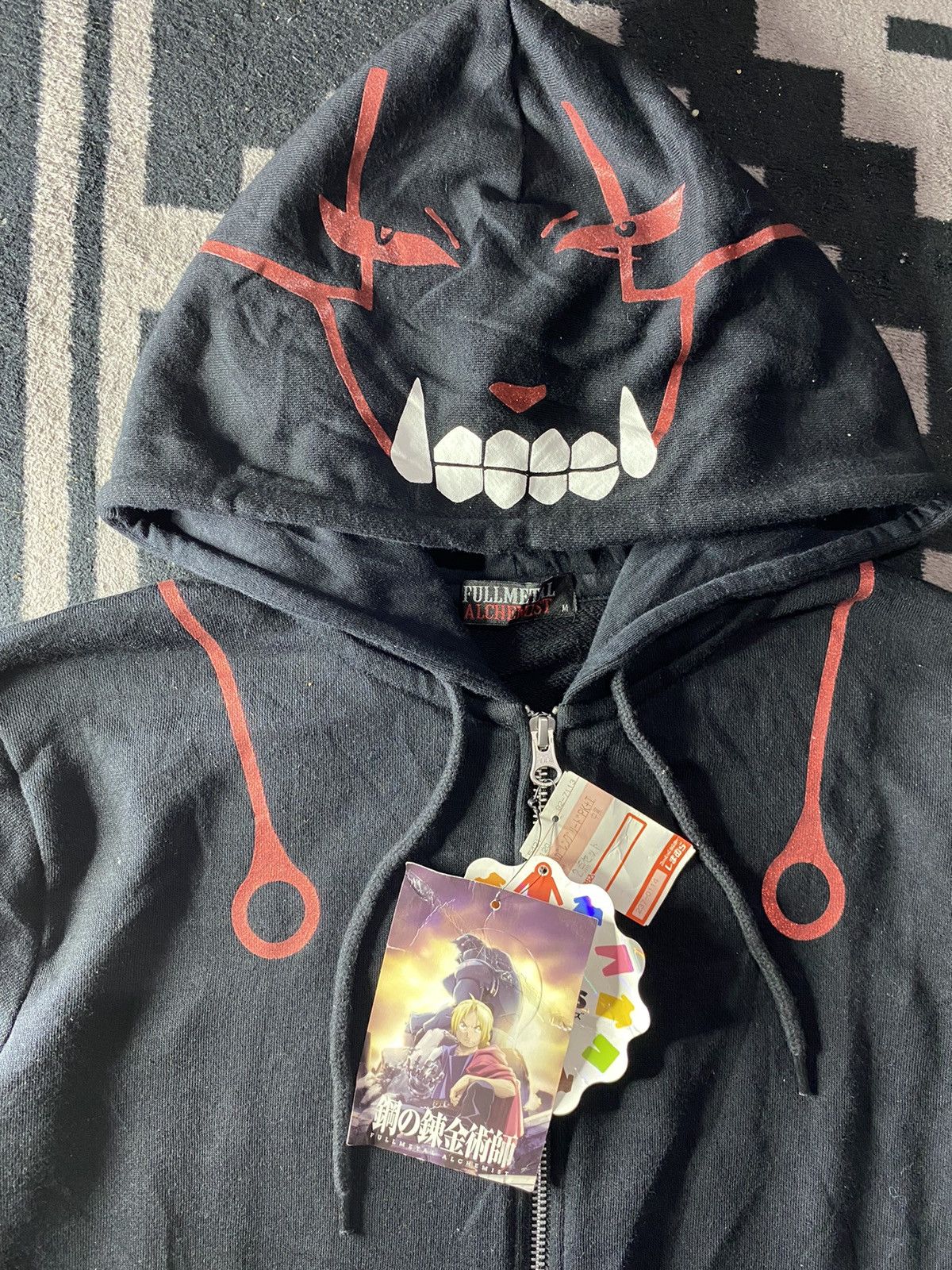Anime × Cartoon Network × Vintage Full metal alchemist anime cosplay character hoodie bnwt Size US M / EU 48-50 / 2 - 5 Thumbnail