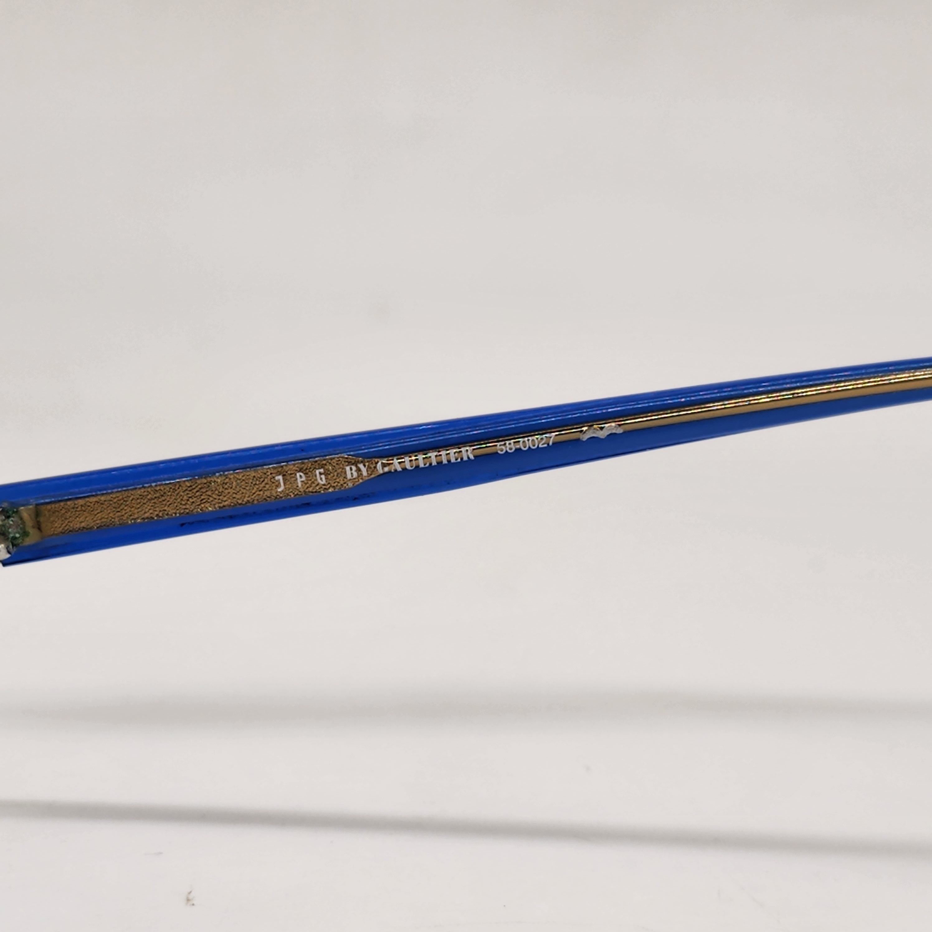 Jean Paul Gaultier JPG by Gaultier - Blue Sunglasses - Vintage Size ONE SIZE - 11 Thumbnail