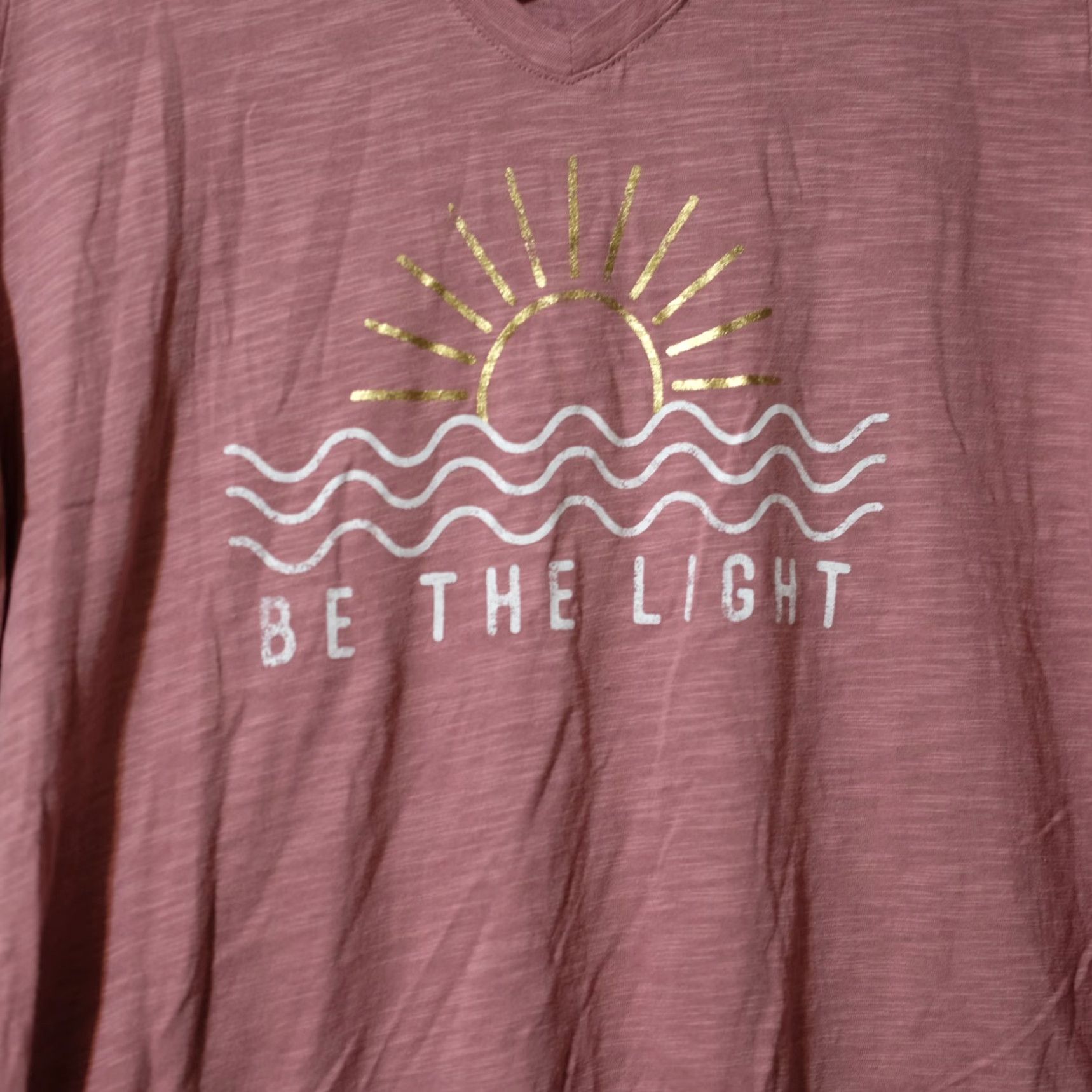 Vintage Maurices BE THE LIGHT Short Sleeve T-Shirt Pink Women's 0X Shirt Womens 0X Pink Maurices BE THE LIGHT Short Sleeve T-Shirt Size XL / US 12-14 / IT 48-50 - 4 Thumbnail