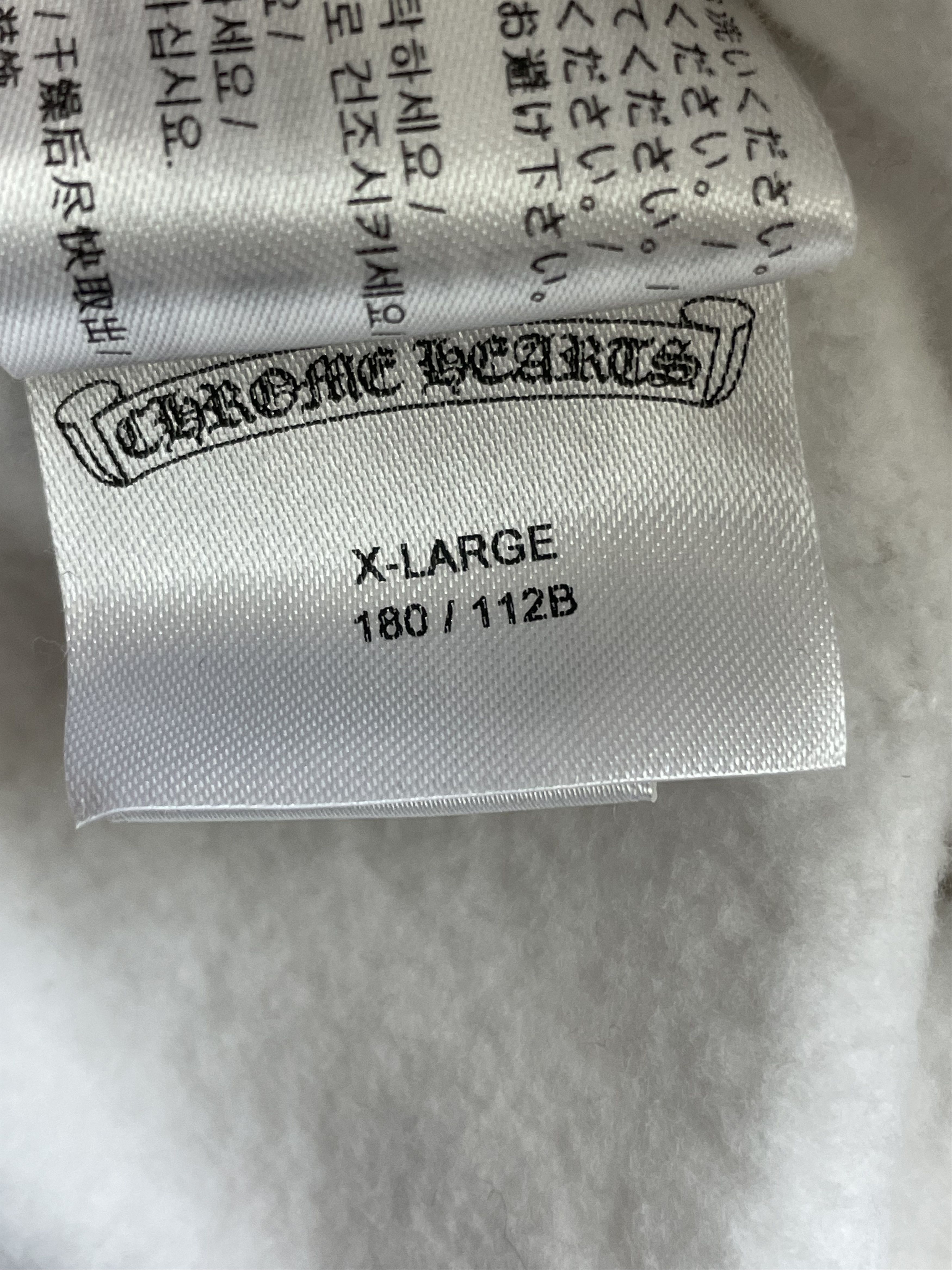 Chrome Hearts Chrome Hearts Rolling Stones New York Exclusive White Hoodie Size US XL / EU 56 / 4 - 14 Thumbnail