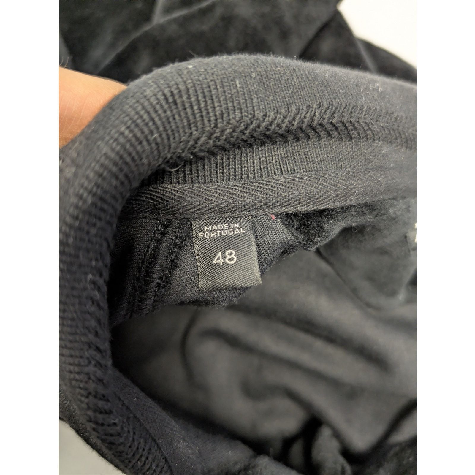 Tom Ford o1rshd1 CC20 Black Modal Velour Polo Shirt in Black Size US M / EU 48-50 / 2 - 16 Thumbnail
