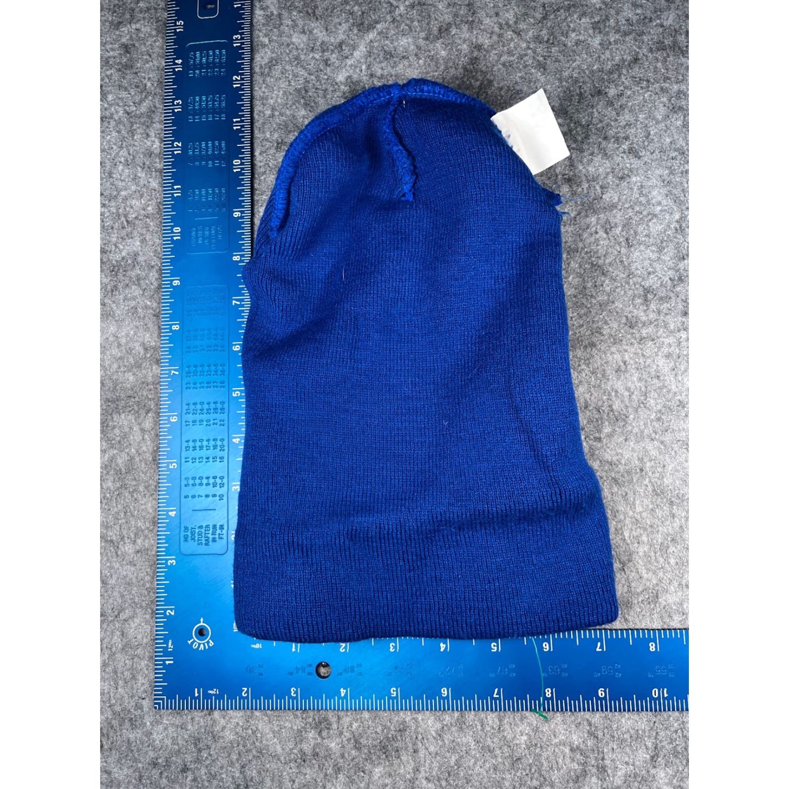 Vintage Cameo Beanie Hat Unisex Adults One Size Blue Acrylic Knit Size ONE SIZE - 6 Thumbnail