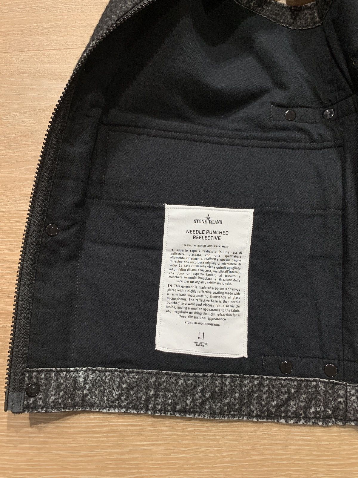 Designer × Stone Island Stone island needle punched reflective rare Size US M / EU 48-50 / 2 - 11 Thumbnail