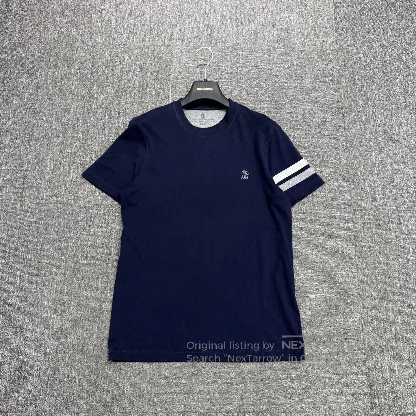 Brunello Cucinelli BRUNELLO CUCINELLI Striped Short-Sleeve. Size US XS / EU 42 / 0 - 1 Thumbnail