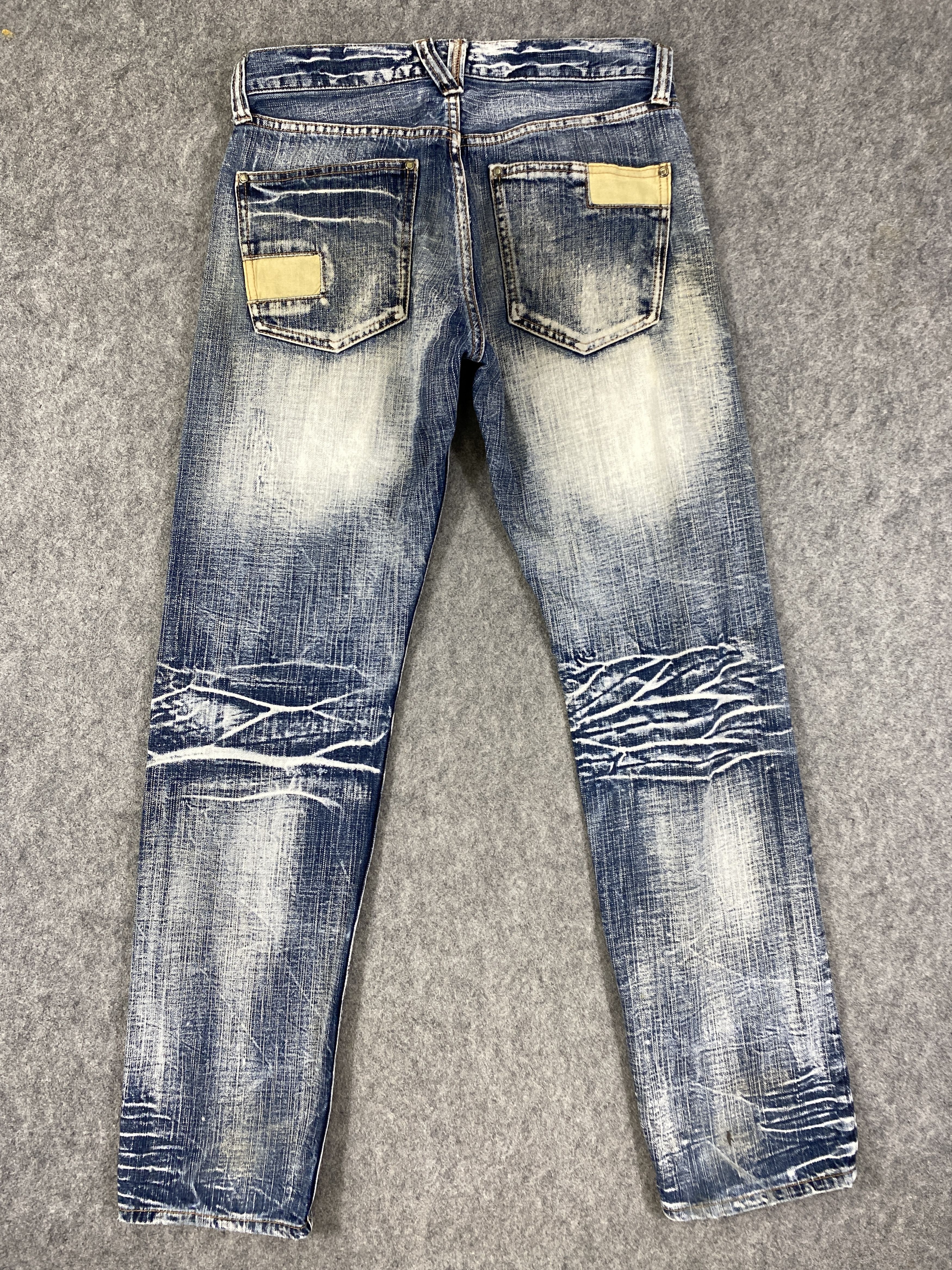 Hysteric Glamour Distressed Blue Vintage Sorridere Jeans 32x31.5 - JN3278 Size US 32 / EU 48 - 2 Thumbnail