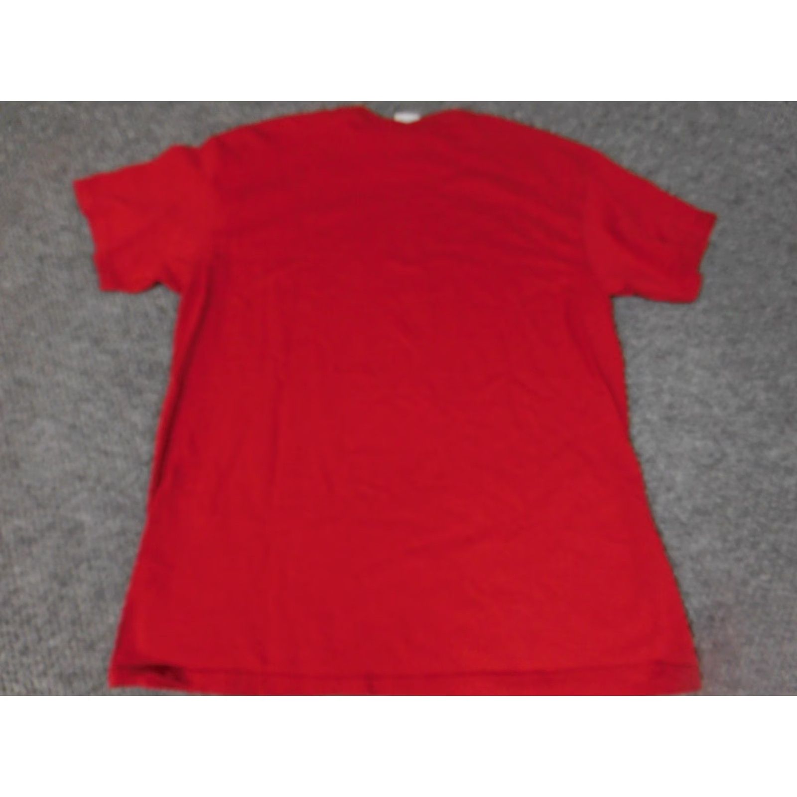 Delta Delta Alaska Mens Shirt L Regular Red Knit Cotton T-Shirt with Logo Beach American Vintage? Size US L / EU 52-54 / 3 - 7 Thumbnail