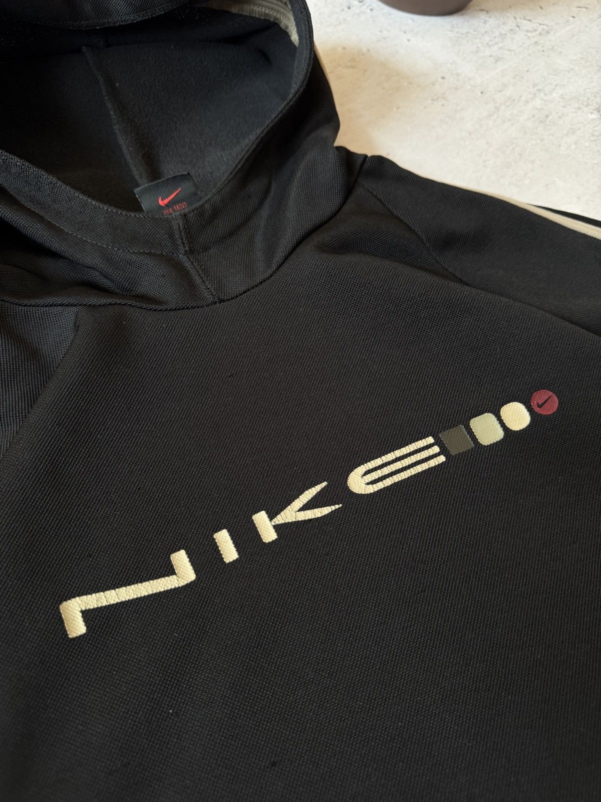 Nike × Vintage NIKE VINTAGE 00s y2k OVERSIZE BAGGY ZIP HOODIE CENTER LOGO Size US L / EU 52-54 / 3 - 4 Thumbnail