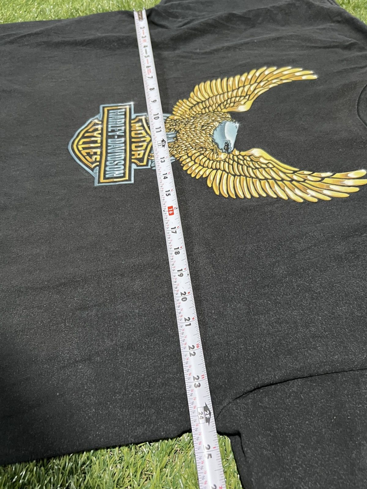 Harley Davidson × Vintage VINTAGE GOLDEN EAGLE HARLEY TEE Size US XXL / EU 58 / 5 - 5 Thumbnail