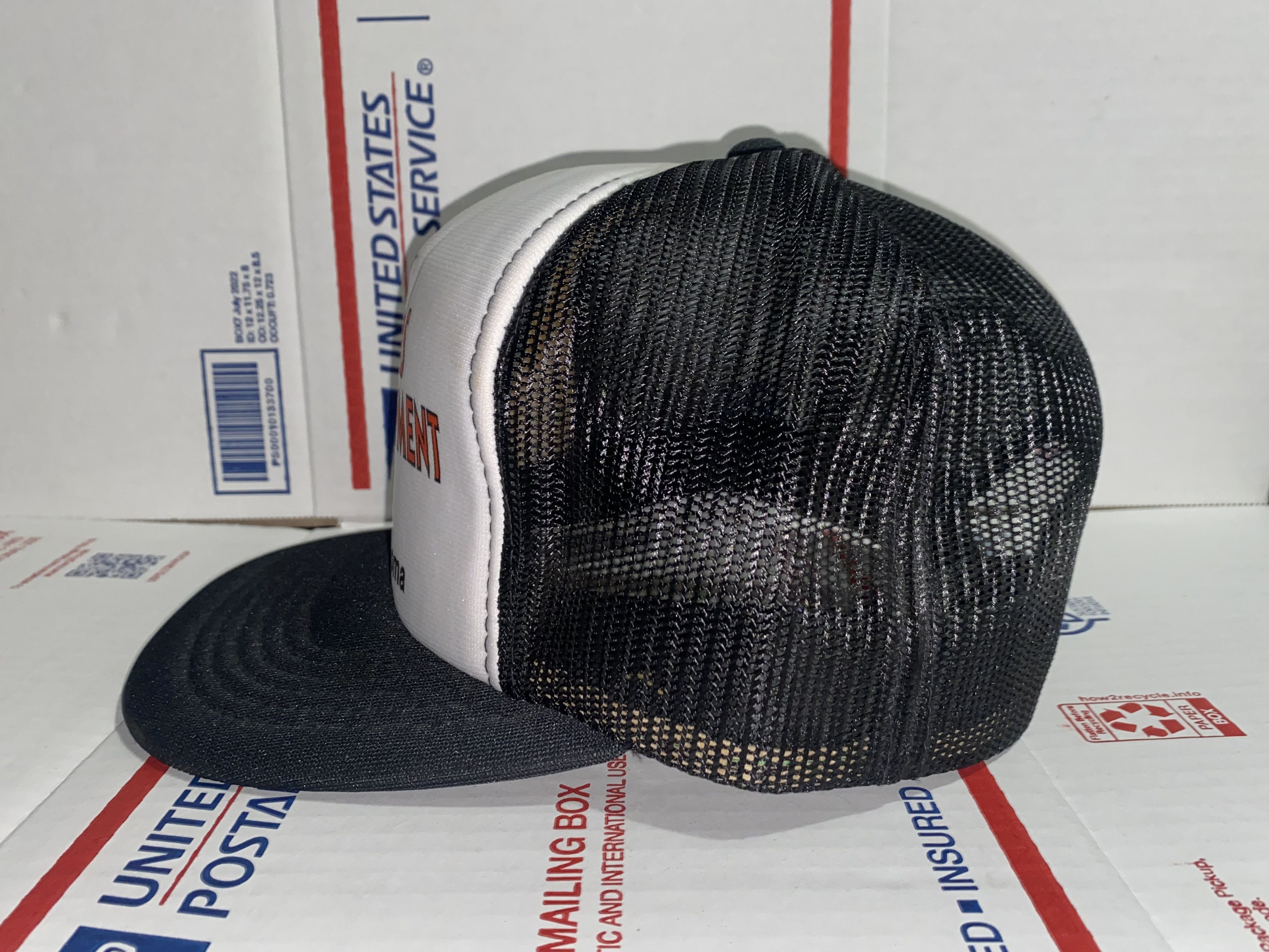 Vintage vtg ADAMS Equipment Co. Company Medford Oklahoma trucker hat Size ONE SIZE - 3 Thumbnail