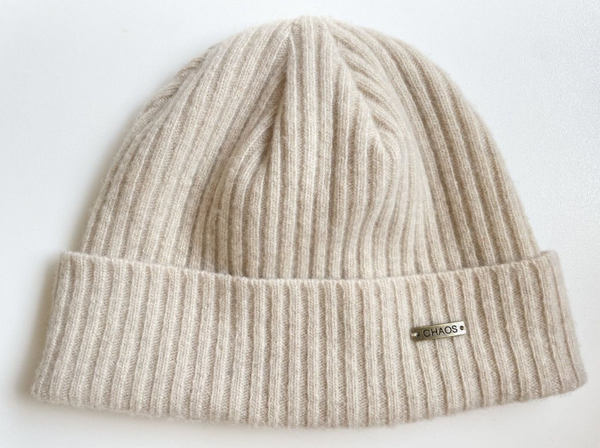 Other Chaos Thin Cashmere / Merino Beanie BEIGE Size ONE SIZE - 1 Thumbnail