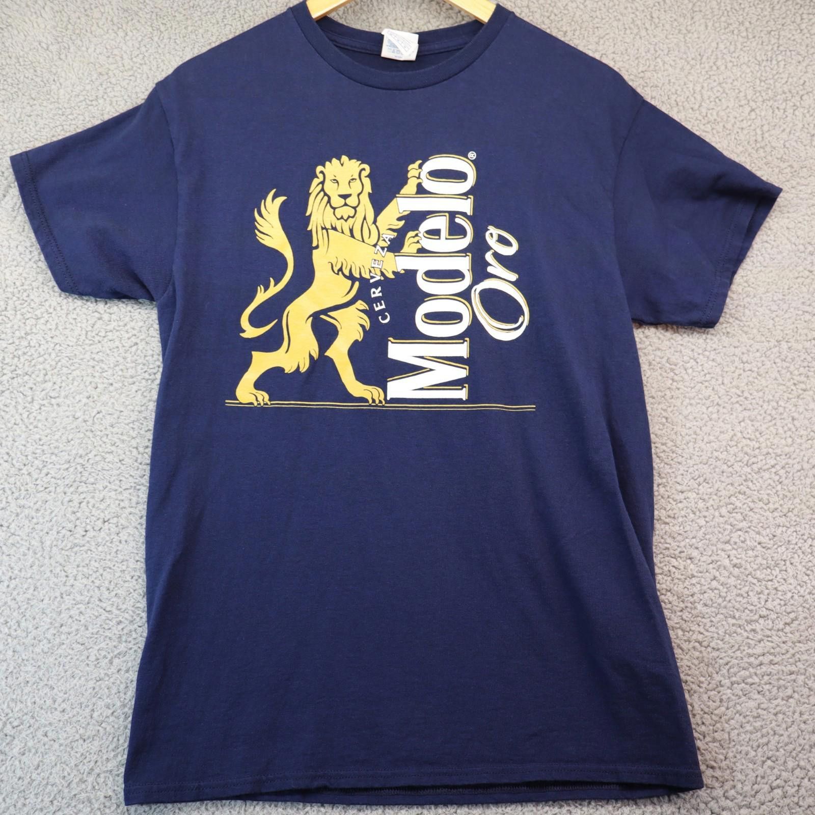 Philippe Model Modelo Beer Shirt Men Large Blue Big Front Logo Cotton Size US L / EU 52-54 / 3 - 2 Thumbnail