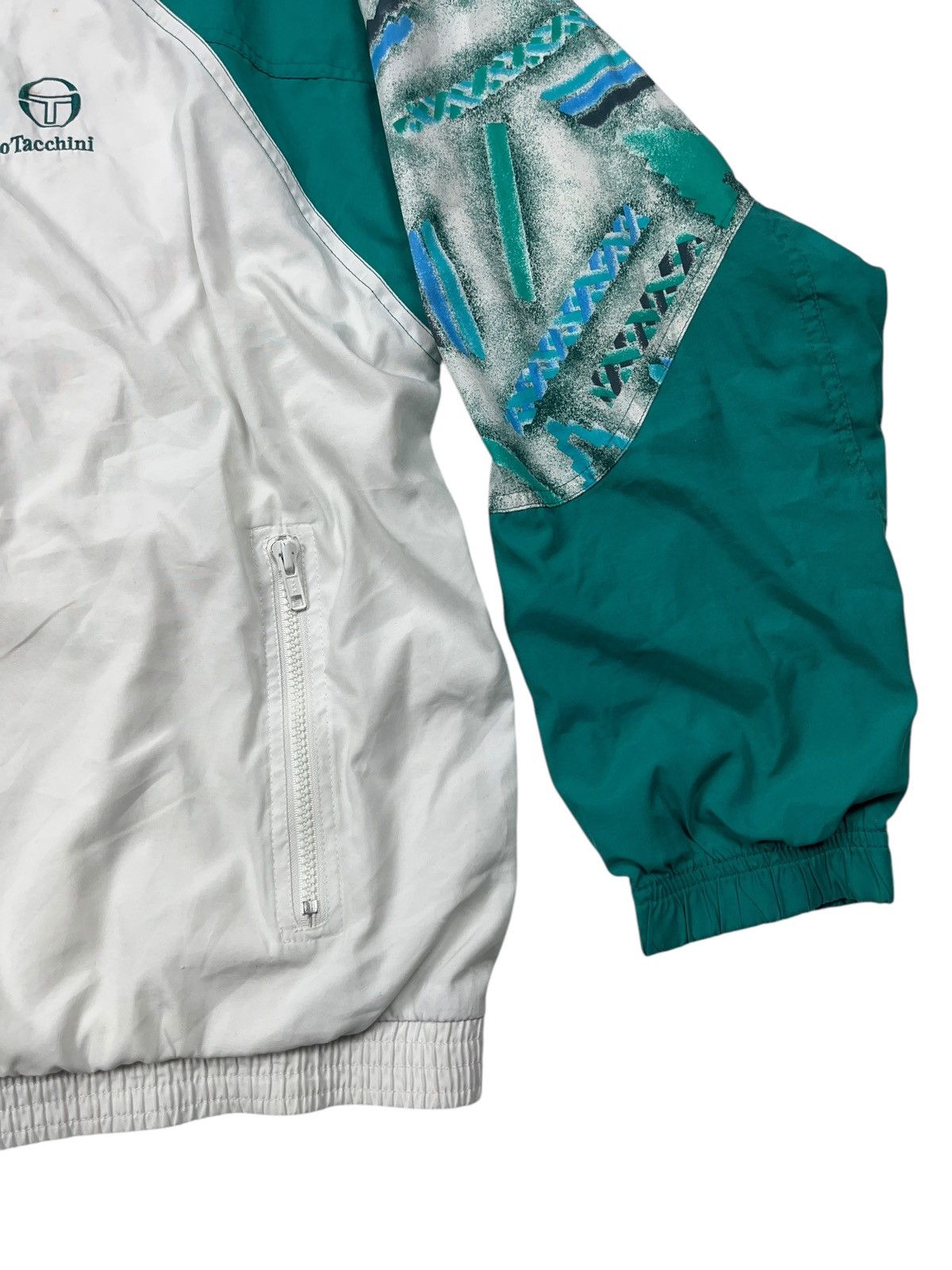Vintage 90s Sergio Tacchini Windbreaker Track Jacket