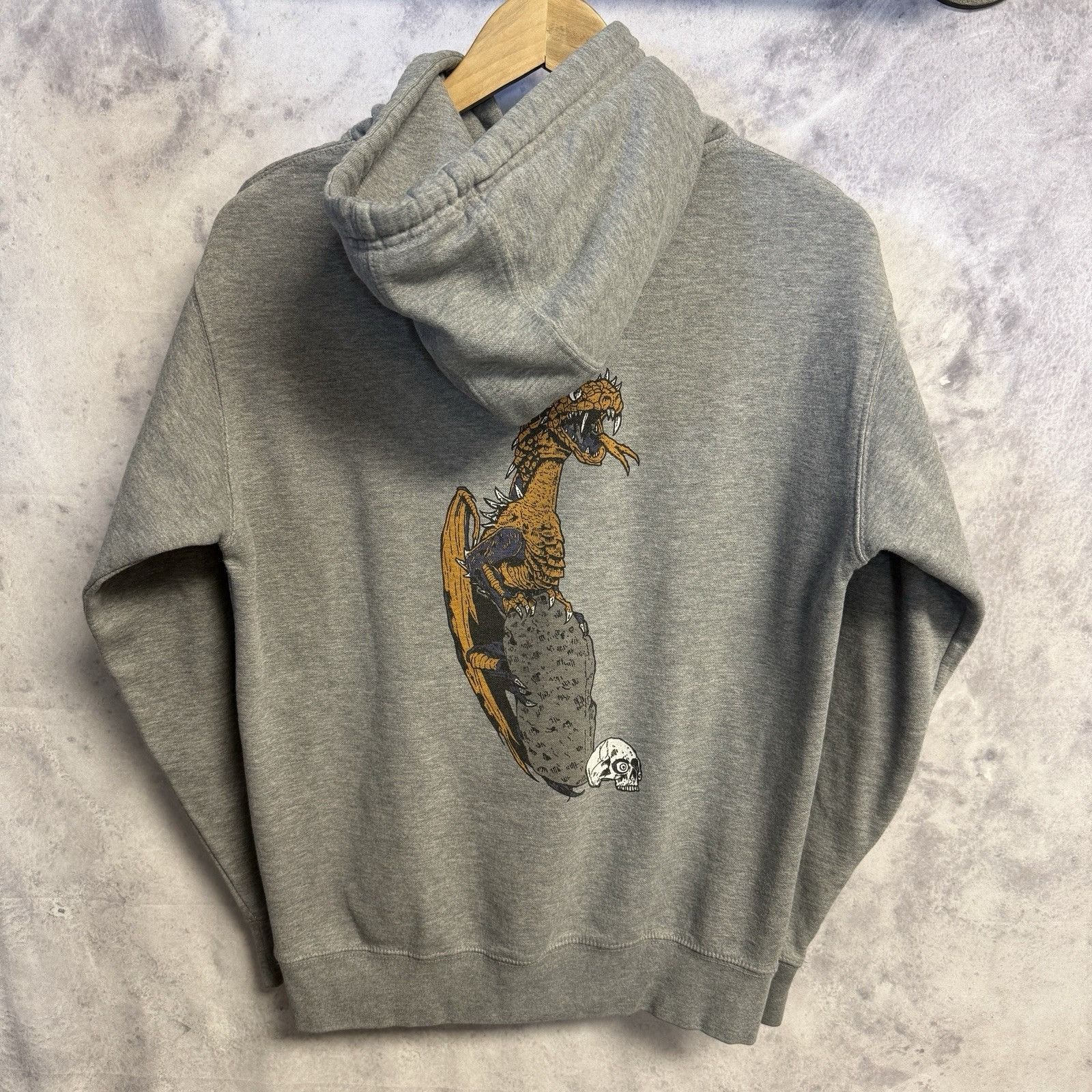 Bones Bones Skateboard Hoodie Sweatshirt Mens Small Gray Skate Str Size US S / EU 44-46 / 1 - 3 Thumbnail