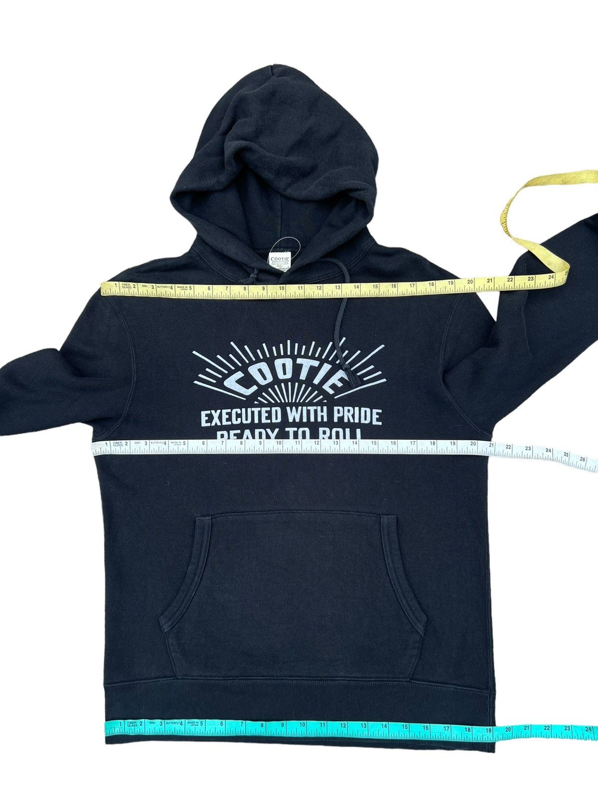 Japanese Brand Cootie Japan Garment Workers Spell Out Black Hoodie Size US S / EU 44-46 / 1 - 3 Thumbnail