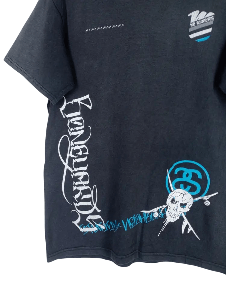 Rare Vintage Stussy X Neighborhood Boneyards Tshirt