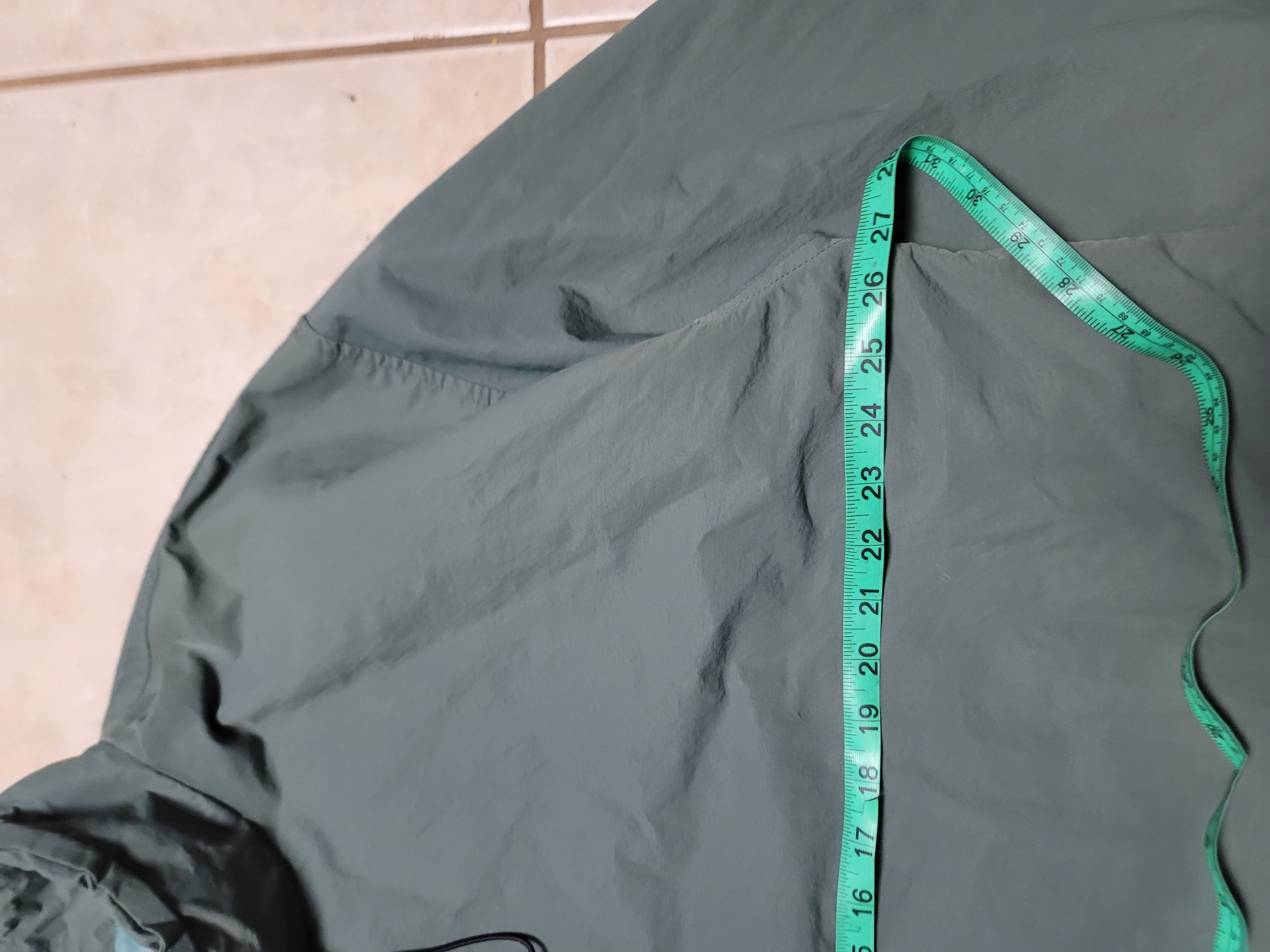 Designer Sage Green Nylon Jacket - Lightweight, Fully Lined Size US L / EU 52-54 / 3 - 4 Thumbnail