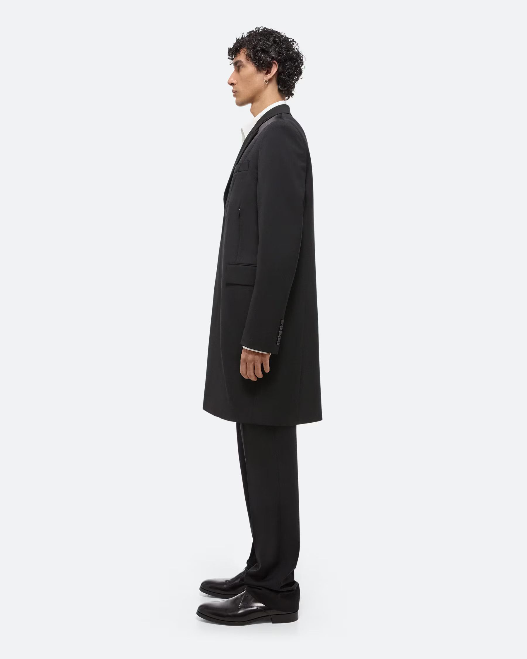 Helmut Lang Helmut Lang virgin wool tuxedo car coat Size US XS / EU 42 / 0 - 3 Thumbnail