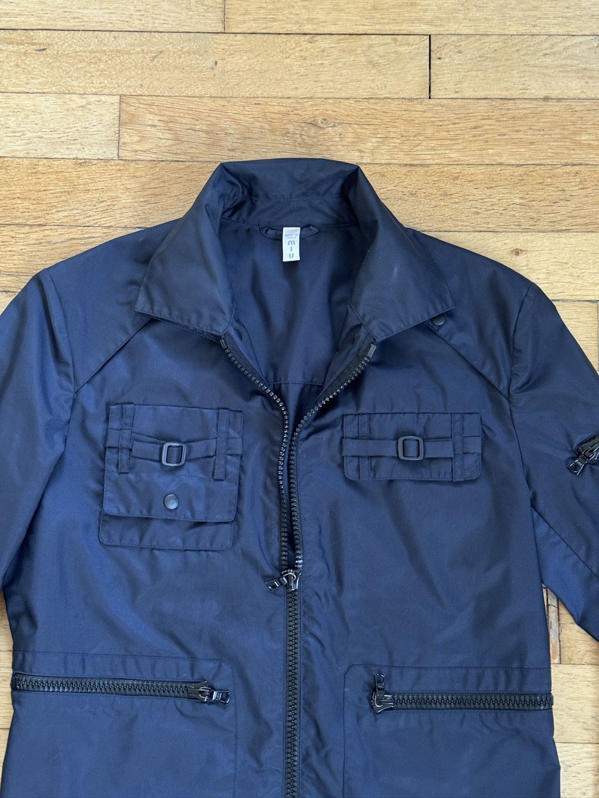 Miu Miu 1998 Miu Miu Sample Windproof Military Style Jacket Size US M / EU 48-50 / 2 - 3 Thumbnail