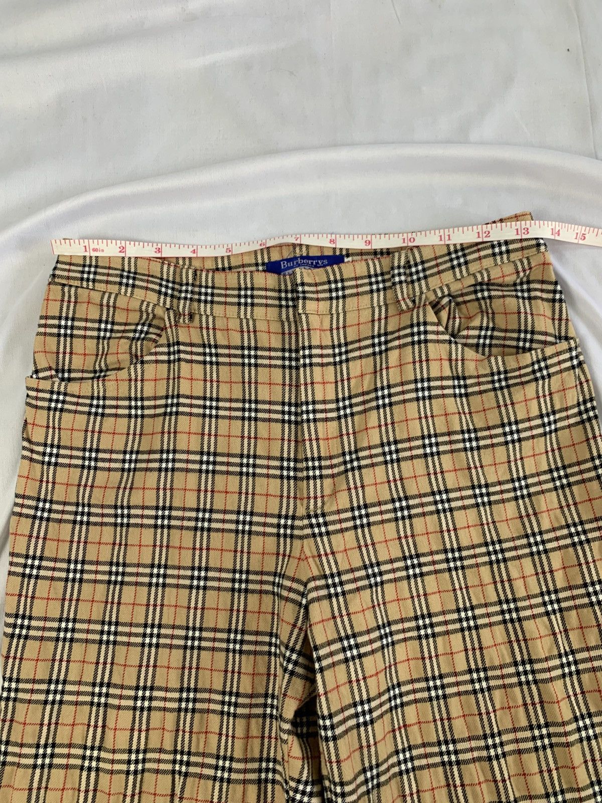 Burberry Vintage burberry check blue label pant Size 27" / US 4 / IT 40 - 9 Thumbnail
