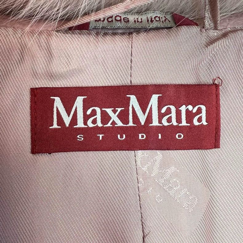 Max Mara Max Mara Fox fur collar lace-up coat Size S / US 4 / IT 40 - 3 Thumbnail