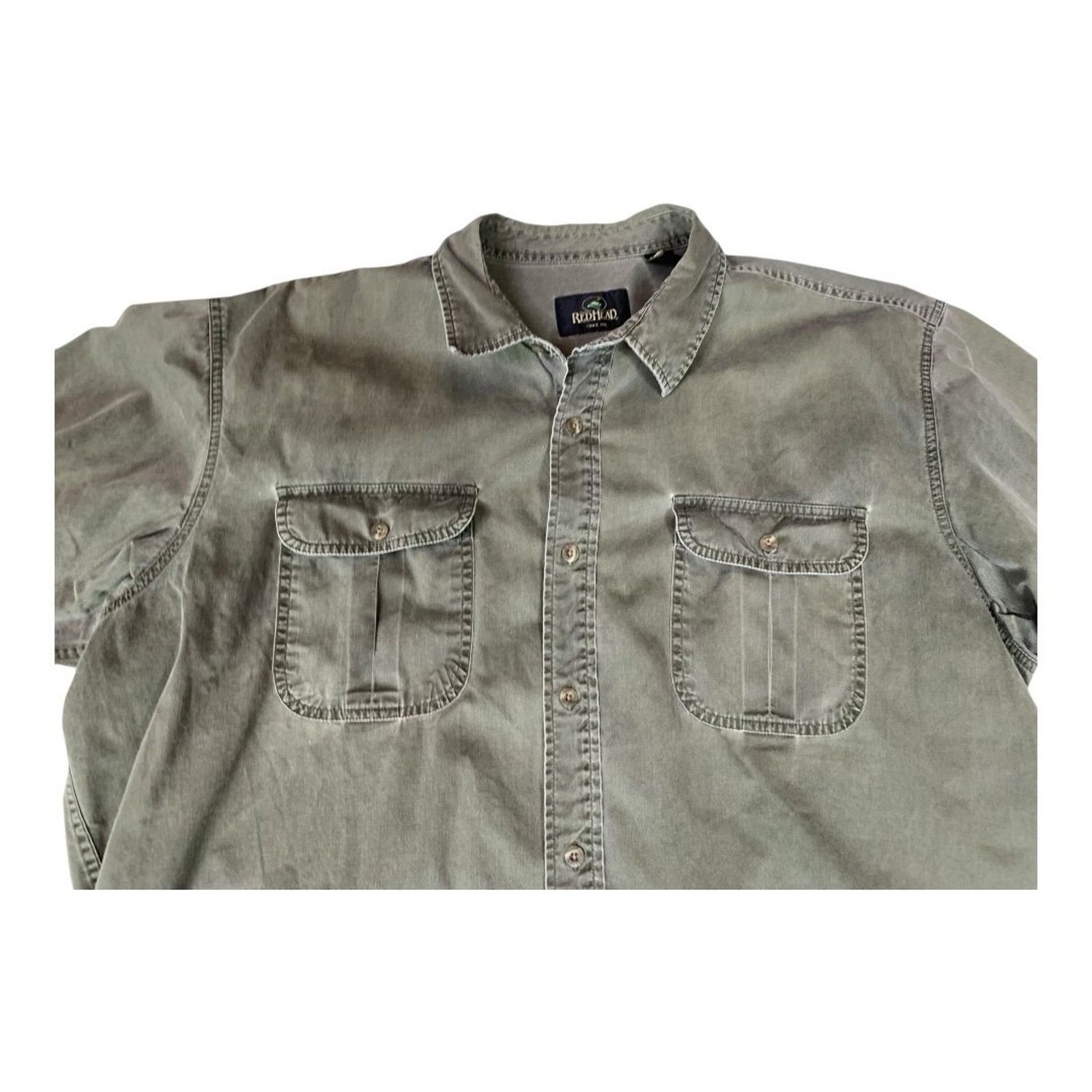 Redhead REDHEAD men's Sz 2X Shirts Short Sleeve Button Down Lot of 2 Size US XXL / EU 58 / 5 - 5 Thumbnail