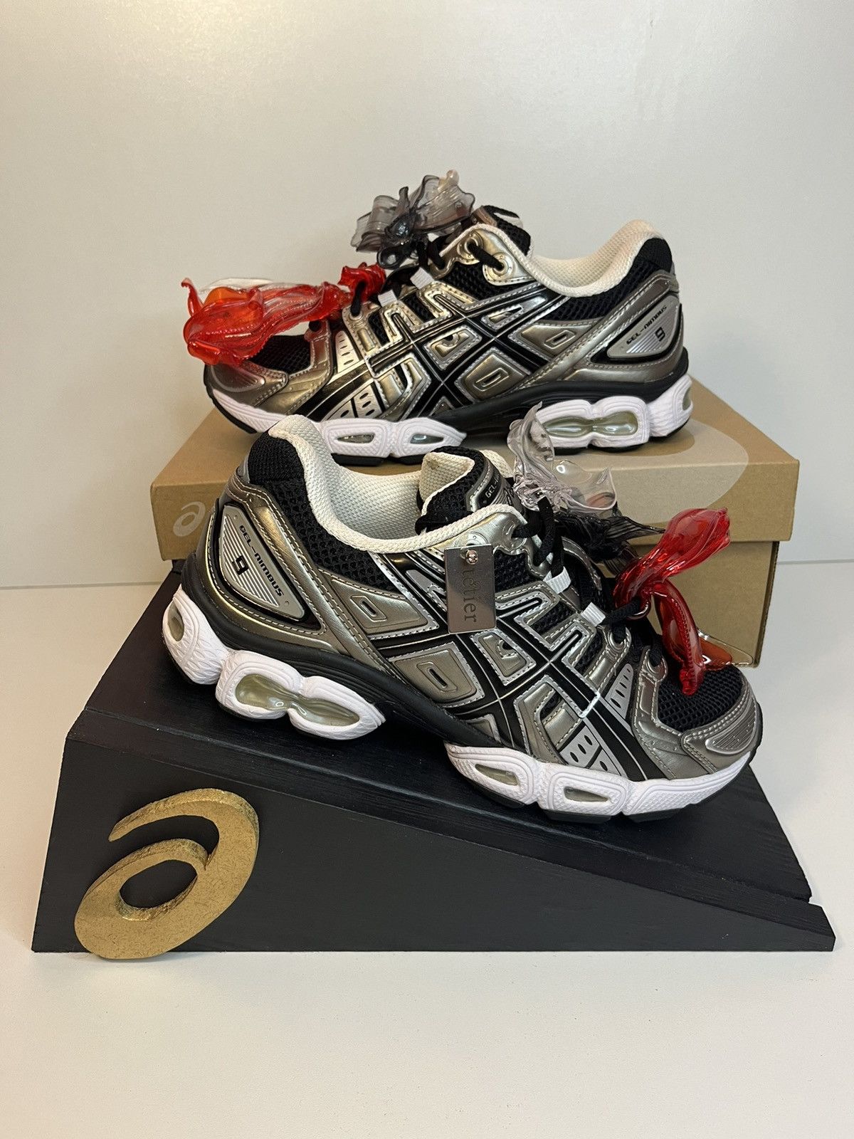 Asics Asics x Florence Tétier Gel Nimbus 9 Black Size US 7 / IT 37 - 1 Thumbnail