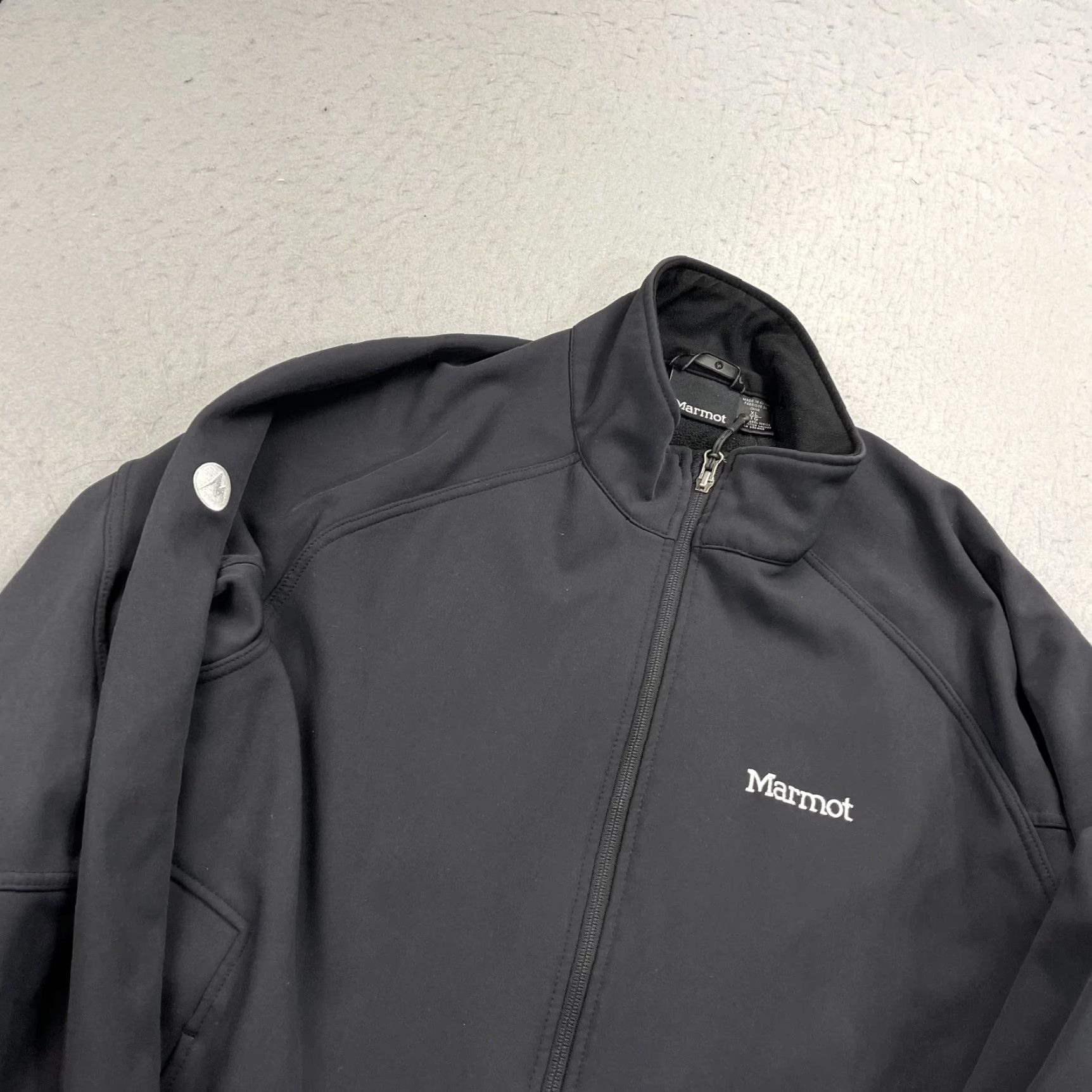 Marmot Marmot Jacket Mens XL Black Softshell Lined Full Zip Hiking Outdoor Size US XL / EU 56 / 4 - 3 Thumbnail
