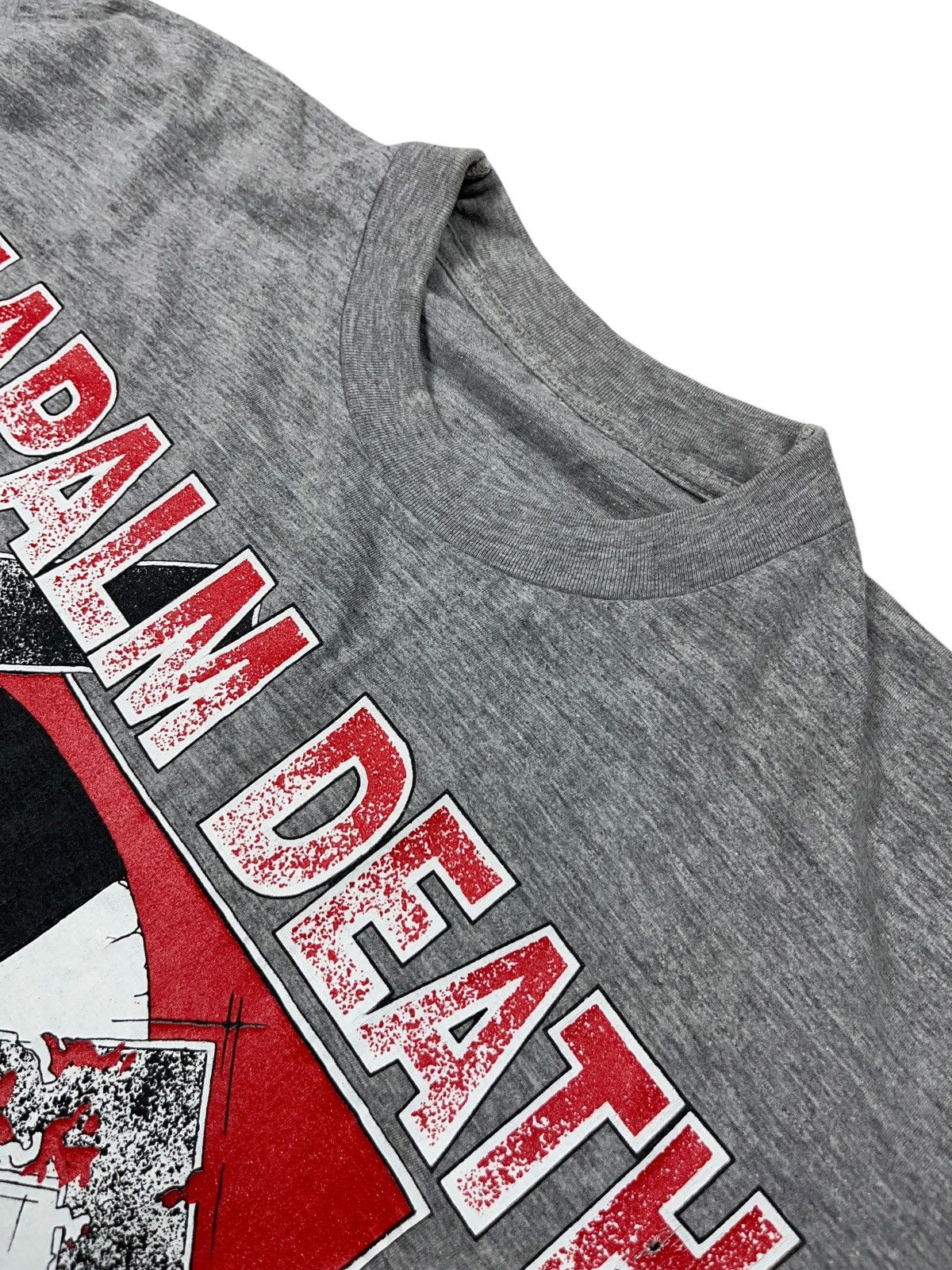 Band Tees × Vintage Vintage 1993 Napalm Death Nazi Punks Fuck Off T-shirt Size US L / EU 52-54 / 3 - 6 Thumbnail