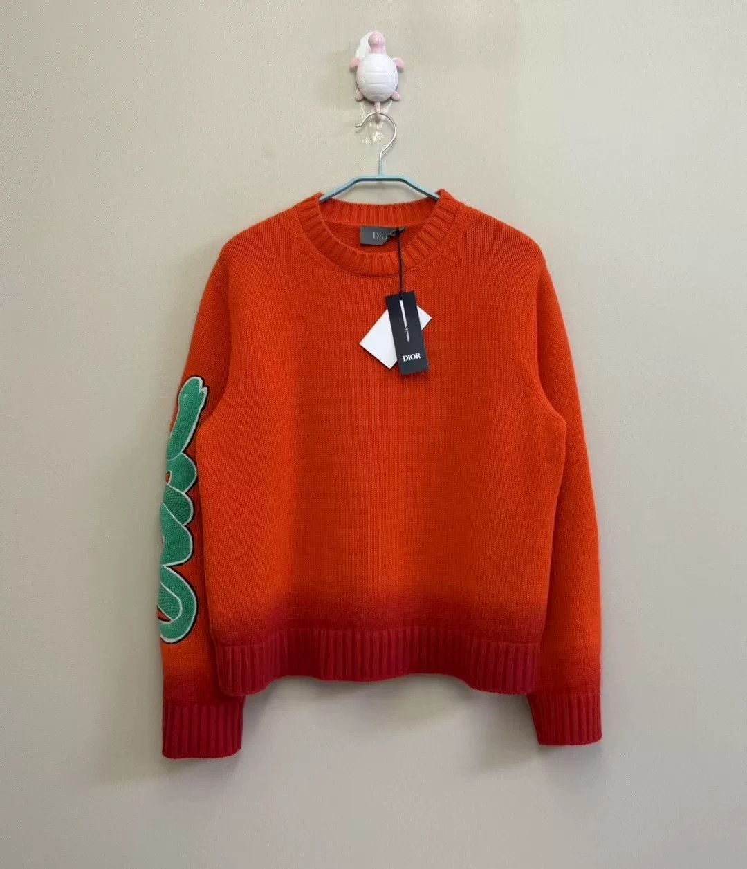 Dior DIOR Year of Snake Limited Orange Gradient Sweater Size US M / EU 48-50 / 2 - 1 Thumbnail