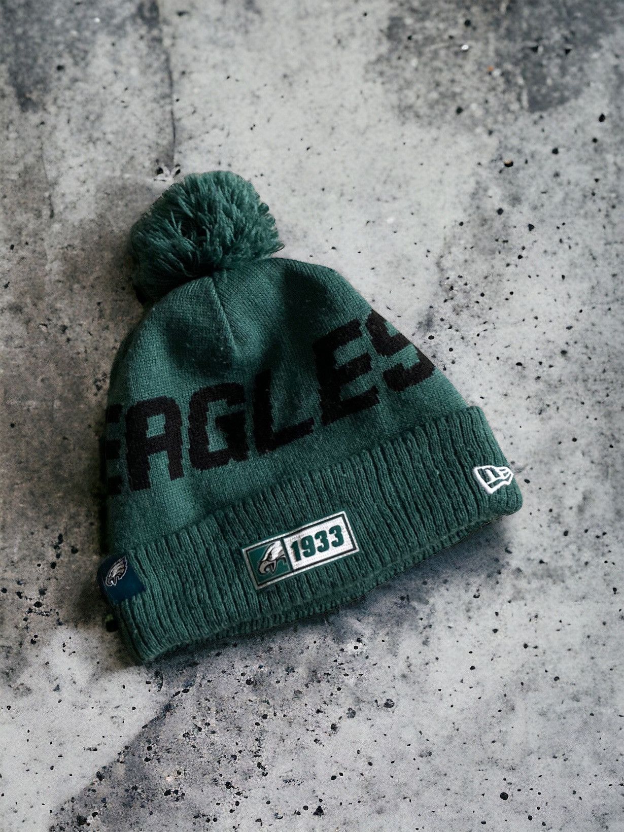 New Era Vintage retro new era philadelphia eagles beanie y2k 90’s Size ONE SIZE - 1 Thumbnail