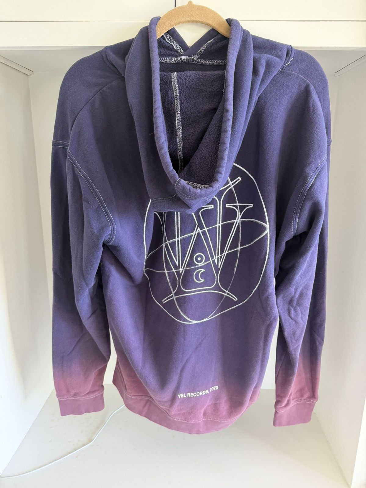Other Wunna - YSL - Purple Ombre Hoodie Size US L / EU 52-54 / 3 - 3 Thumbnail