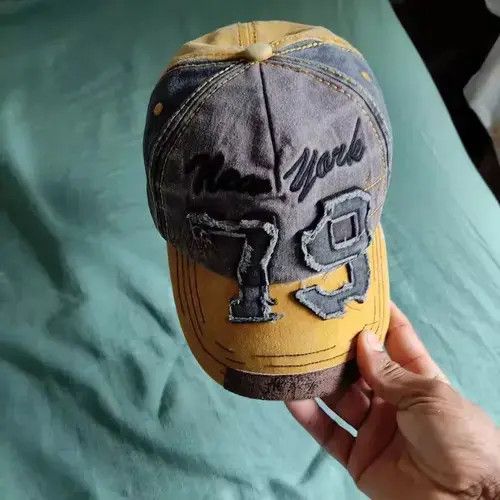 Other NY Distressed Baseball Cap Hat Size ONE SIZE - 2 Thumbnail