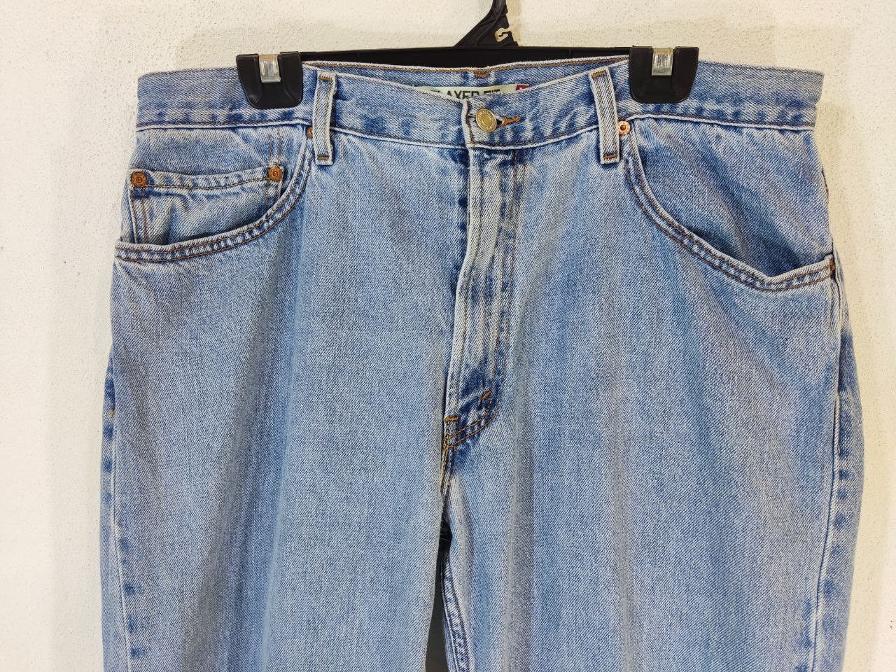Levi's vintage levis 550 relaxed fit lightwash denim Size US 38 / EU 54 - 6 Thumbnail