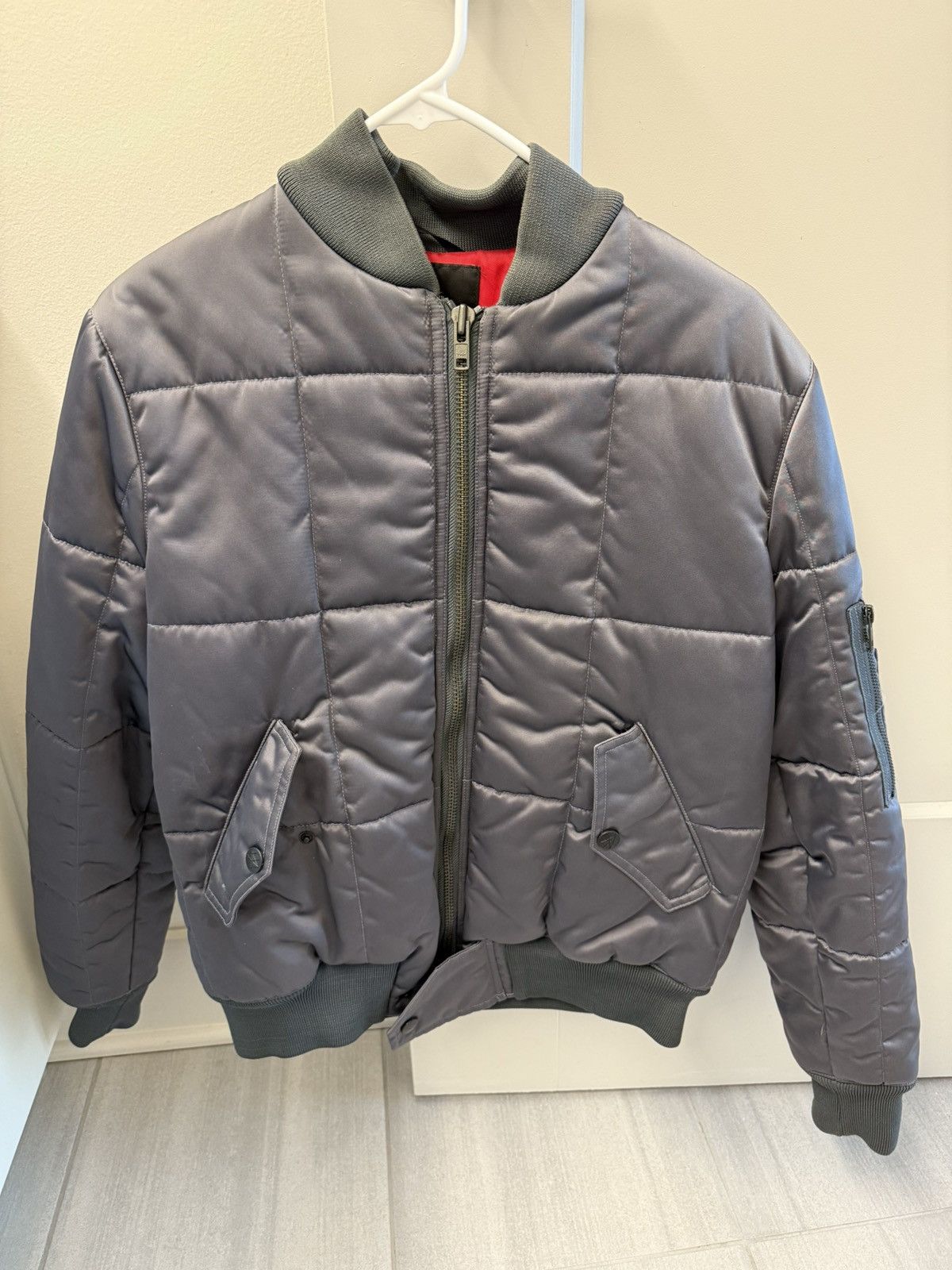 Surface To Air Men’s Grey Surface to Air Bomber Size US S / EU 44-46 / 1 - 1 Thumbnail