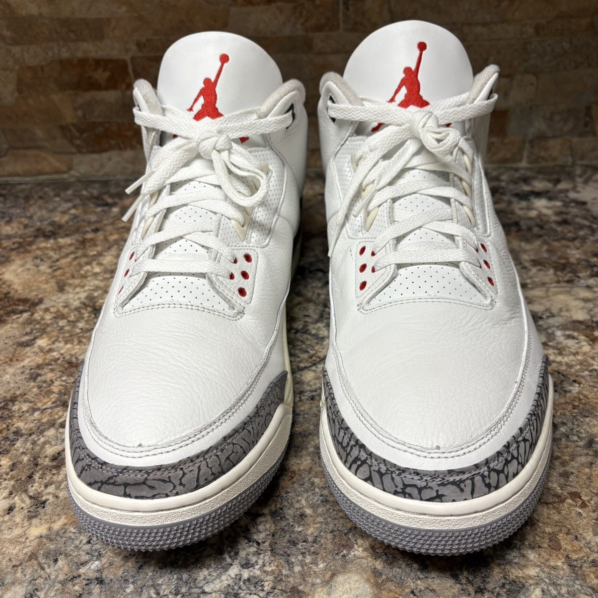 Jordan Brand Nike Air Jordan Retro 3 White Cement Reimagined Size 18 Size US 15 / EU 48 - 3 Thumbnail