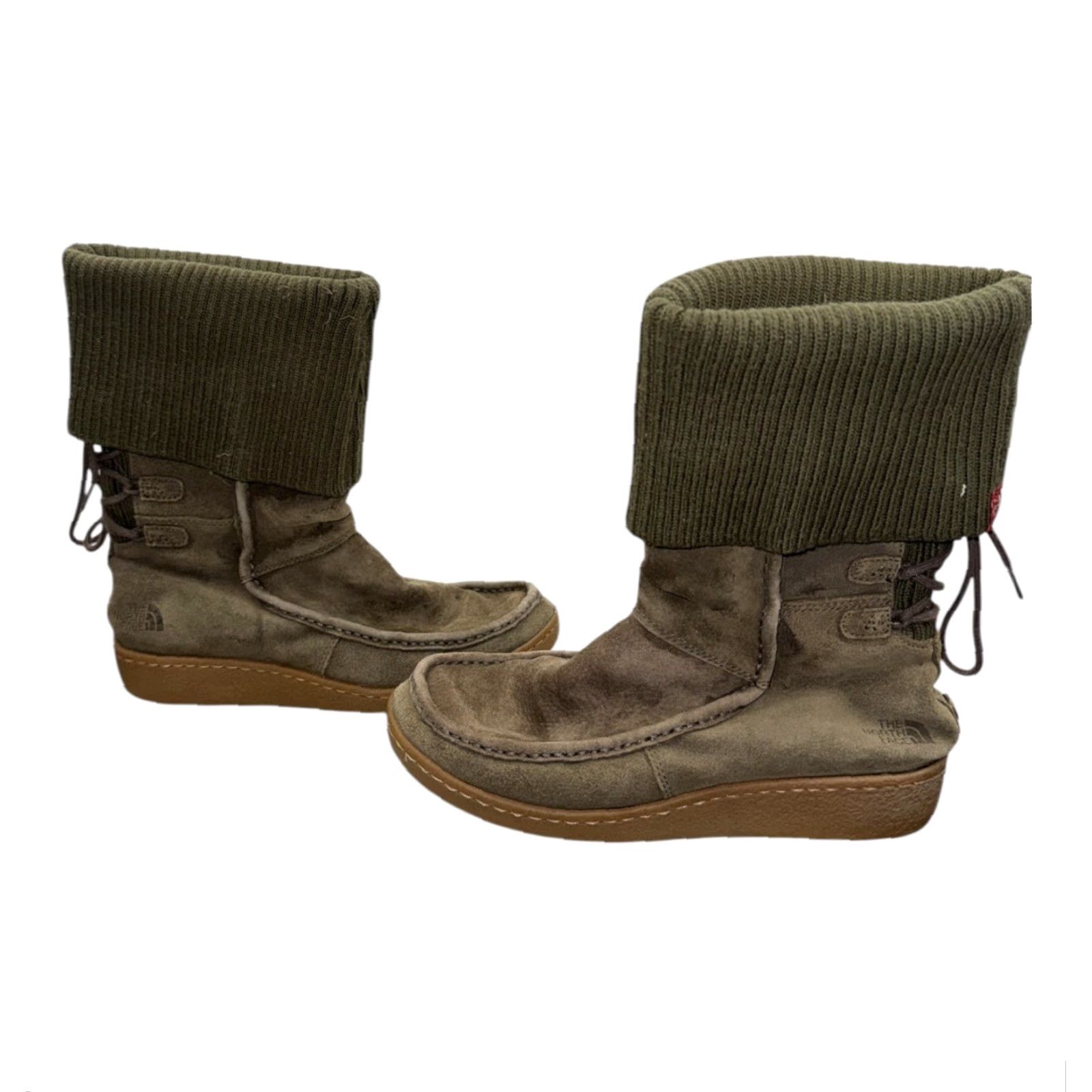 The North Face The North Face Boot Womens Nubuck Performance Prima Loft Waterproof Sz 7.5 Green Snow Boot Womens Size US 8 / IT 38 - 3 Thumbnail