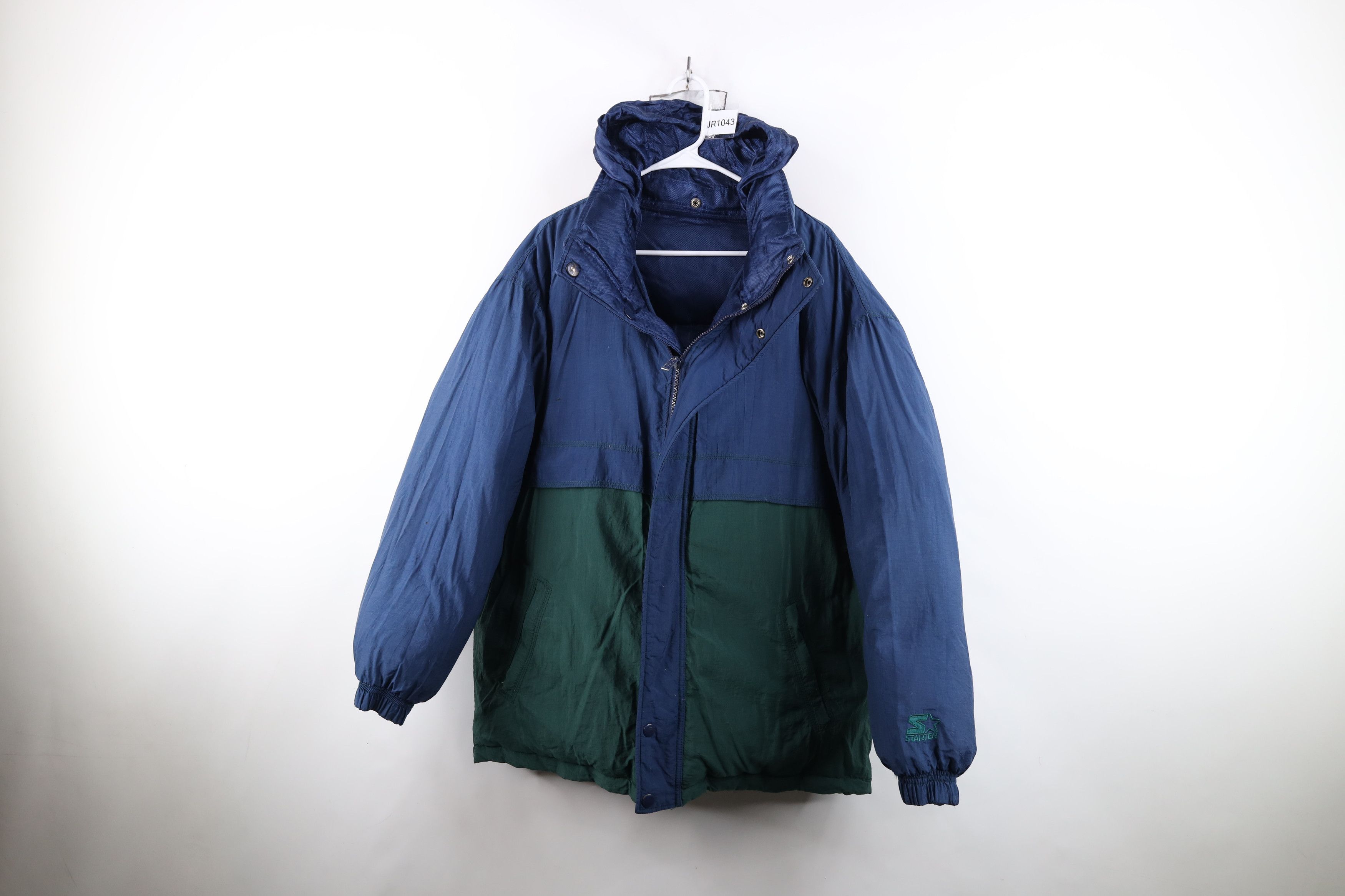 Starter Vintage 90s Starter Reversible Duck Down Puffer Jacket Size US L / EU 52-54 / 3 - 10 Thumbnail