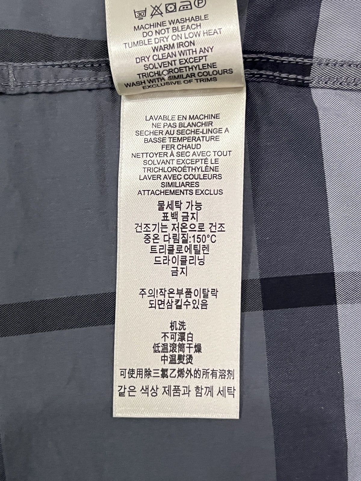 Burberry Burberry Check Pattern Shirt Size US XL / EU 56 / 4 - 18 Thumbnail