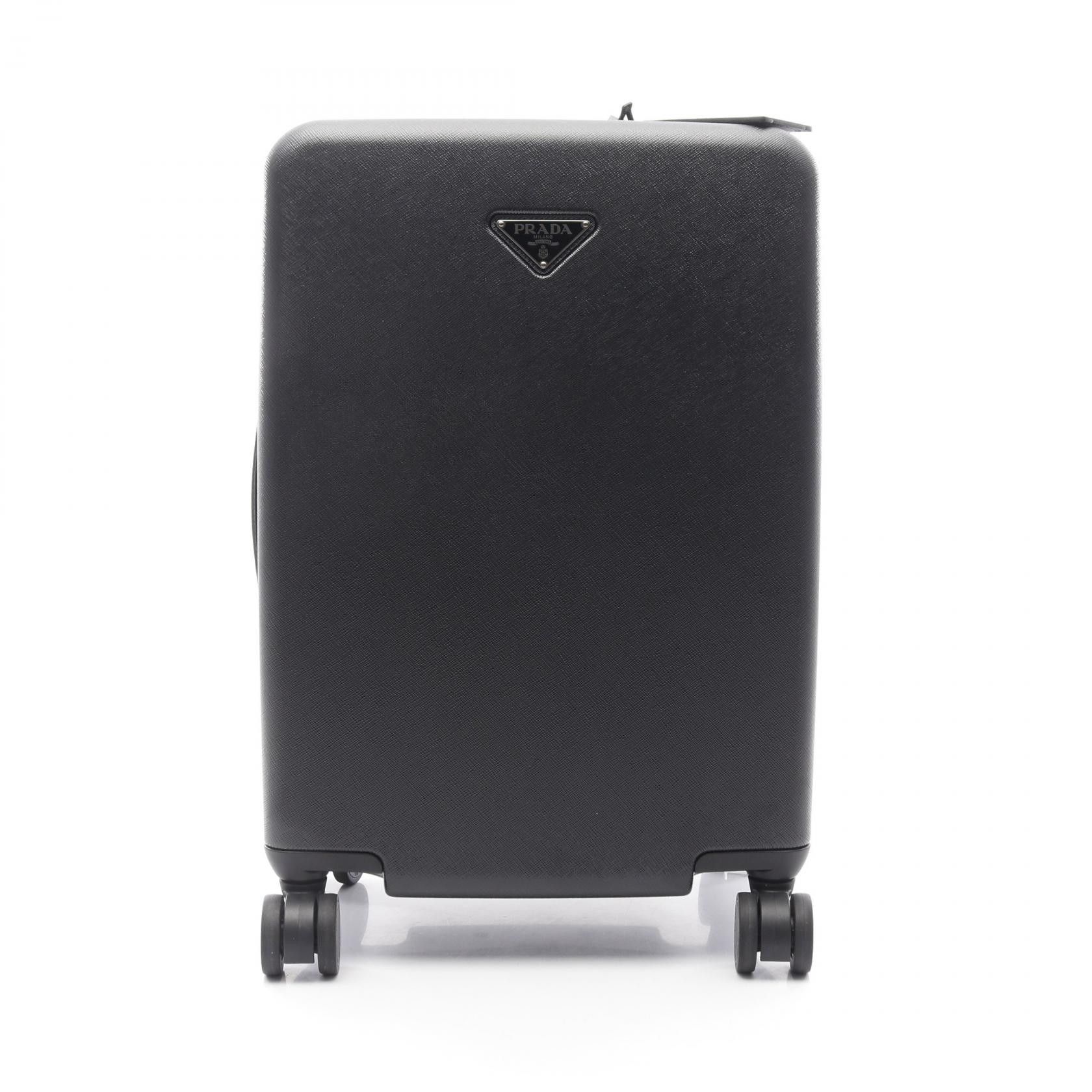 Prada Prada POLICARBONATO TROLLEY Saffiano Leather Trolley Leather Travel Bag 2VQ0062C0NF0002