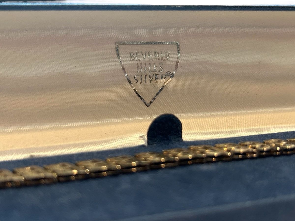Other Beverly Hills Silver Sterling 7” Link Bracelet with Box Size ONE SIZE - 6 Thumbnail