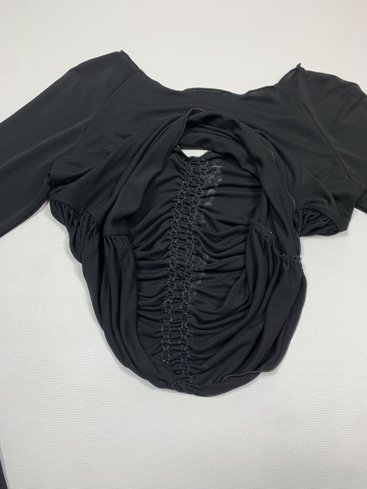 Armani Collezioni × Designer Armani Collezioni Tops Long Sleeve Black Size 44 Size S / US 4 / IT 40 - 12 Thumbnail