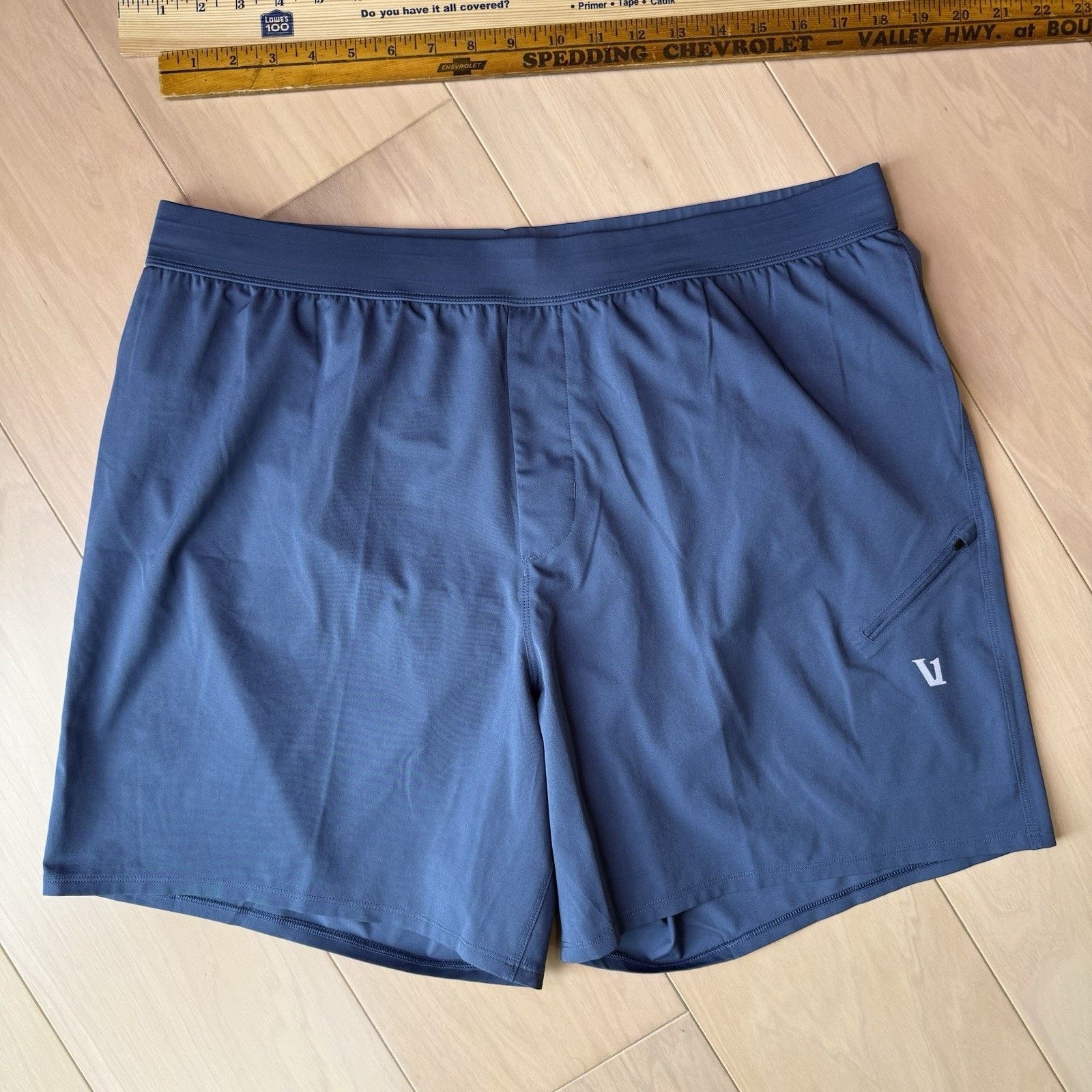 Vuori Vuori Qualify Run Shorts 2XL Blue 6" Inseam Summer Workout Size US 36 / EU 52 - 2 Thumbnail