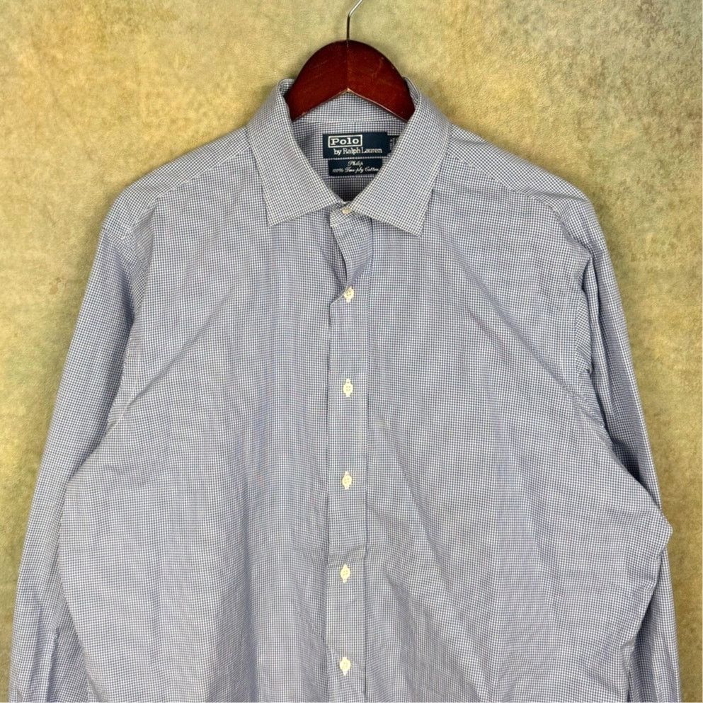 Polo Ralph Lauren × Vintage VTG Polo Ralph Lauren Philip Shirt Mens Sz 16.5-35 90s Size US XL / EU 56 / 4 - 3 Thumbnail