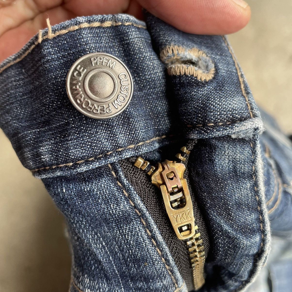 🔥🇯🇵PPFM Multipockets Splatter Paint Sick Punk Distress Denim