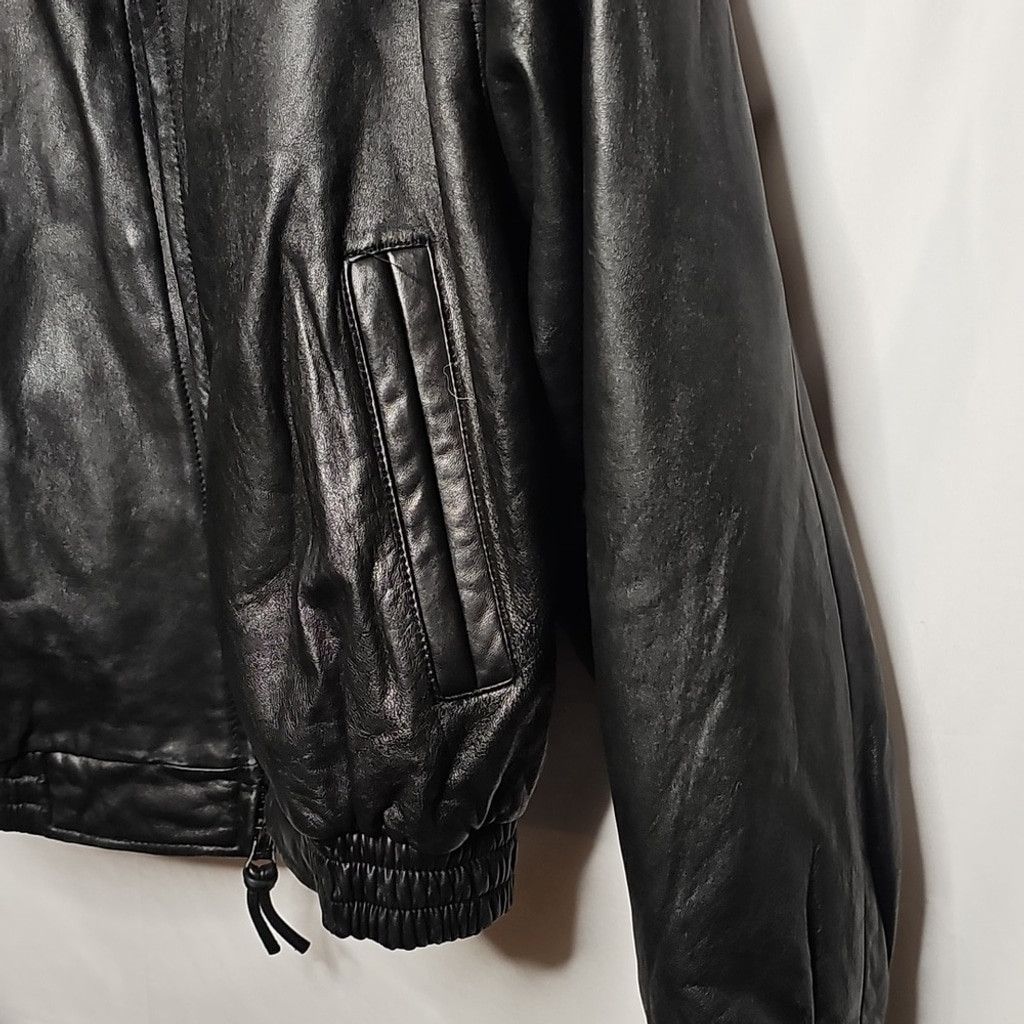 The Unbranded Brand J. Park Collection Black Geniune 100% Lamb Leather Jacket L Size US L / EU 52-54 / 3 - 2 Thumbnail