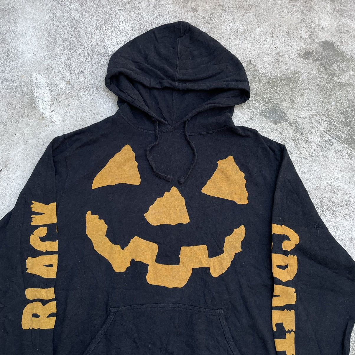 Vintage Vintage 90s Halloween Pumpkin Graphic Hoodie Grunge Black L Size US L / EU 52-54 / 3 - 3 Thumbnail