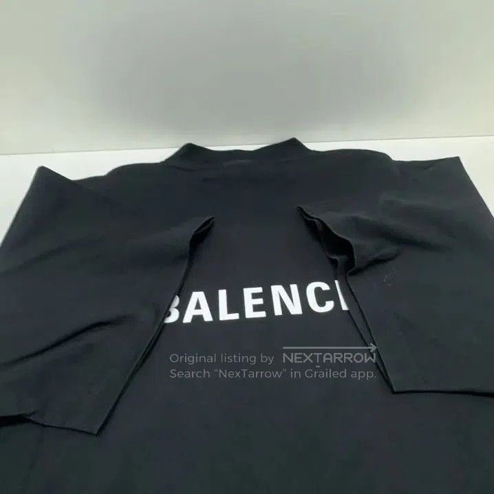 Balenciaga Balenciaga Logo Print Black Short Sleeve T-Shirt. Size US M / EU 48-50 / 2 - 7 Thumbnail