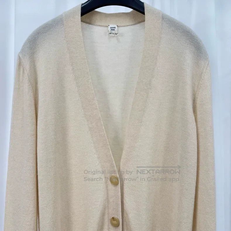 Hermes Hermes Old money style cashmere knit cardigan Size XS / US 0-2 / IT 36-38 - 3 Thumbnail